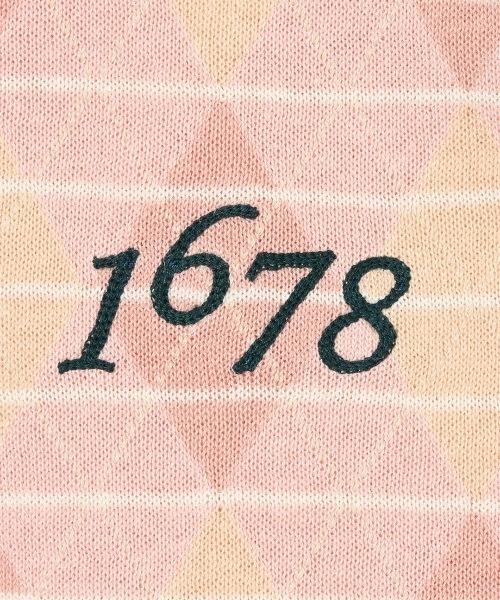 FORSOMEONE（フォーサムワン）の「FORSOMEONE RETRO KNIT VEST（ベスト・メンズ・ライトピンク/グリーン・48/50/46）」の9枚目の写真