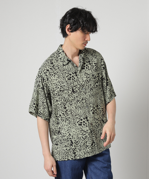 JOURNAL STANDARD relume(ジャーナルスタンダード レリューム)の「【DEL MAR SPORTSWEAR / デルマースポーツウエアー】オープンカラー半袖シャツ(シャツ/ブラウス・メンズ・ブラック/モスグリーン/ホワイト/オレンジ・MEDIUM/LARGE)」の3枚目の写真