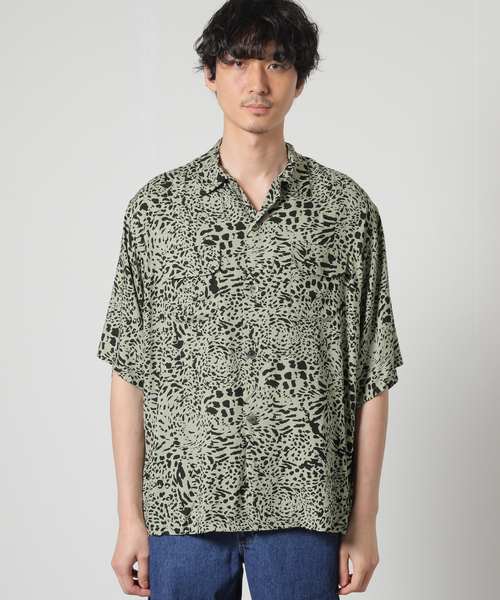JOURNAL STANDARD relume(ジャーナルスタンダード レリューム)の「【DEL MAR SPORTSWEAR / デルマースポーツウエアー】オープンカラー半袖シャツ(シャツ/ブラウス・メンズ・ブラック/モスグリーン/ホワイト/オレンジ・MEDIUM/LARGE)」の9枚目の写真