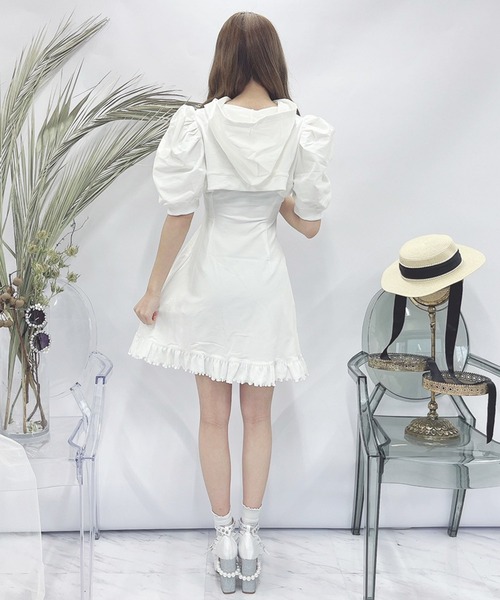 Swankiss(スワンキス)の「TS 2pcs 裏毛O/P(ワンピース・レディース・ホワイト/ブラック/ピンク・FREE)」の5枚目の写真