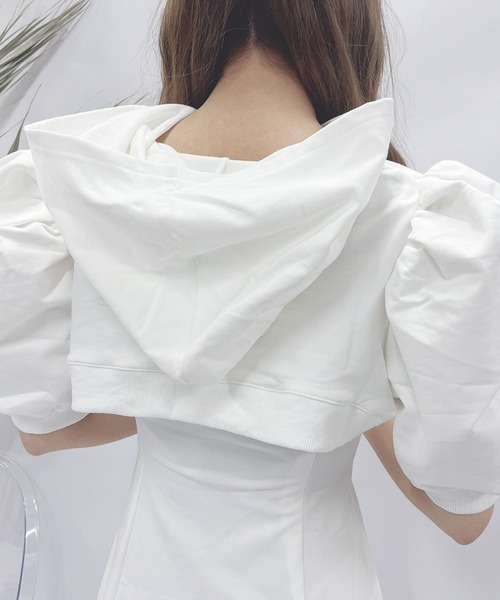Swankiss(スワンキス)の「TS 2pcs 裏毛O/P(ワンピース・レディース・ホワイト/ブラック/ピンク・FREE)」の12枚目の写真