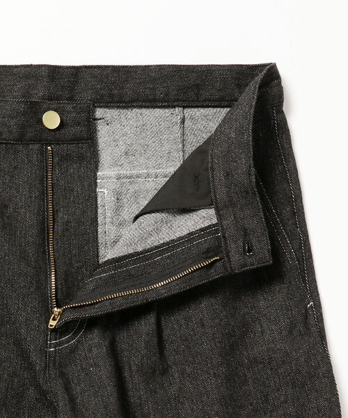 BEAMS LIGHTS（ビームスライツ）の「BEAMS LIGHTS / クロップド デニムパンツ（デニムパンツ・メンズ・ブラック/インディゴブルー・SMALL/MEDIUM/LARGE）」の4枚目の写真