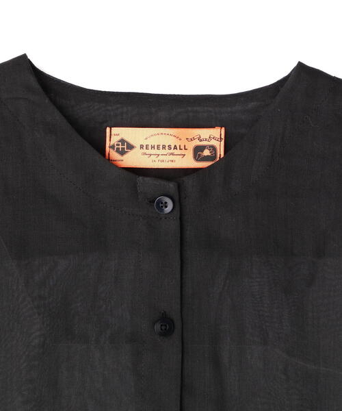 RehersalL(リハーズオール)の「rehersall/リハーズオール/シフォンボイルボリュームスリーブブラウス(シャツ/ブラウス・レディース・ブラック/ベージュ・FREE)」の20枚目の写真