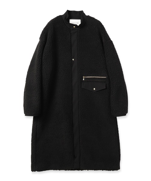 CULLNI（クルニ）の「22-AW-021 / Wool Mix Boa Stand Collar Long
