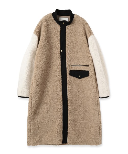 CULLNI（クルニ）の「22-AW-021 / Wool Mix Boa Stand Collar Long