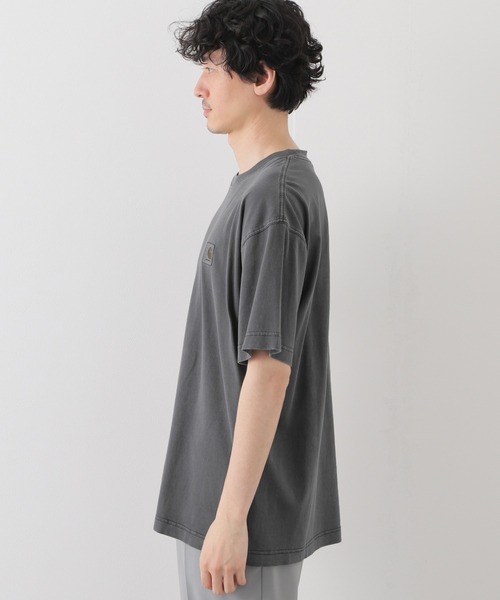 Carhartt WIP(カーハートダブリューアイピー)の「【Carhartt WIP / カーハート ダブリューアイピー】S/S NELSON T-SHIRT(Tシャツ/カットソー・メンズ・ブラック/パープル/ホワイト×ホワイト/キャメル・MEDIUM/LARGE)」の7枚目の写真