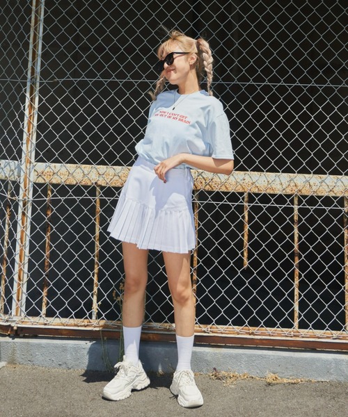 SHAGGIE（シャギー）の「プリーツミニスカート（スカート・レディース・ホワイト/ネイビー/グレー・S/M）」の10枚目の写真