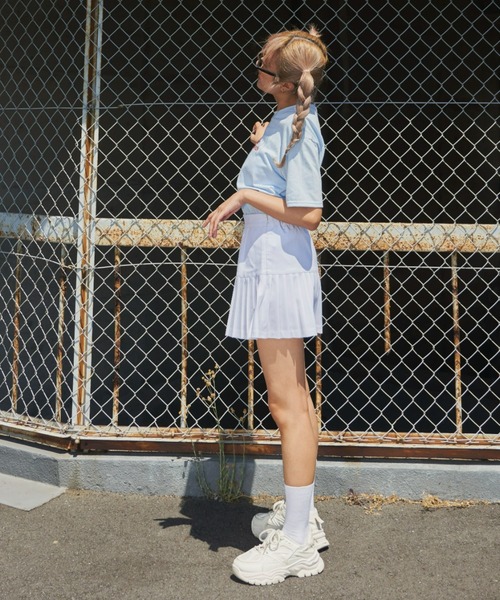 SHAGGIE（シャギー）の「プリーツミニスカート（スカート・レディース・ホワイト/ネイビー/グレー・S/M）」の11枚目の写真