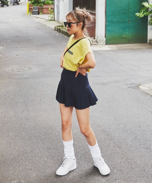 SHAGGIE（シャギー）の「プリーツミニスカート（スカート・レディース・ホワイト/ネイビー/グレー・S/M）」の21枚目の写真