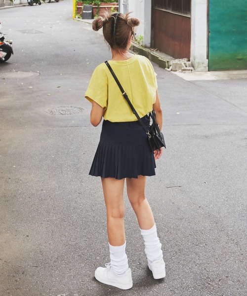 SHAGGIE（シャギー）の「プリーツミニスカート（スカート・レディース・ホワイト/ネイビー/グレー・S/M）」の22枚目の写真