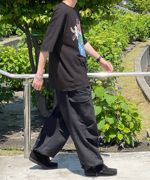 kutir(クティール)の「ヴィンテージライクアニマルTシャツ(Tシャツ/カットソー・メンズ・チャコールグレー/オフホワイト/グリーン・MEDIUM/LARGE)」の15枚目の写真