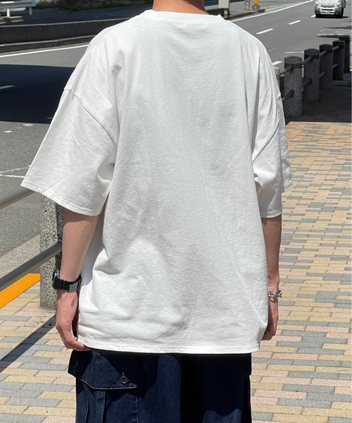 kutir(クティール)の「ヴィンテージライクアニマルTシャツ(Tシャツ/カットソー・メンズ・チャコールグレー/オフホワイト/グリーン・MEDIUM/LARGE)」の11枚目の写真