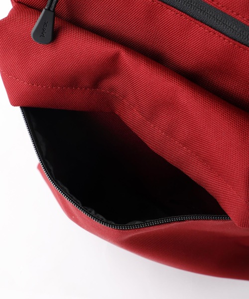 X-girl（エックスガール）の「定番｜OVAL LOGO BACKPACK/オーバルロゴ　バッグパック/リュック（バックパック/リュック・レディース・バーガンディー/ブラック・ONE SIZE）」の9枚目の写真