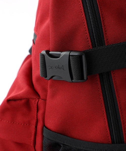 X-girl（エックスガール）の「定番｜OVAL LOGO BACKPACK/オーバルロゴ　バッグパック/リュック（バックパック/リュック・レディース・バーガンディー/ブラック・ONE SIZE）」の21枚目の写真