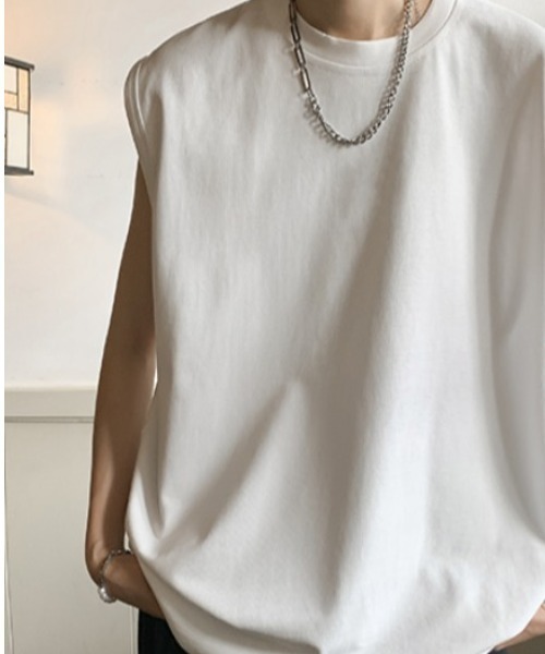 MGV（エムジーヴィー）の「'オーバーサイズタンクトップ（タンクトップ・メンズ・ホワイト/ライトブルー/ブラック/グレー/ブルー・MEDIUM/LARGE/X-LARGE）」の6枚目の写真