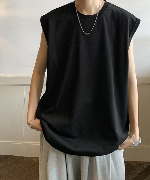 MGV（エムジーヴィー）の「'オーバーサイズタンクトップ（タンクトップ・メンズ・ホワイト/ライトブルー/ブラック/グレー/ブルー・MEDIUM/LARGE/X-LARGE）」の11枚目の写真