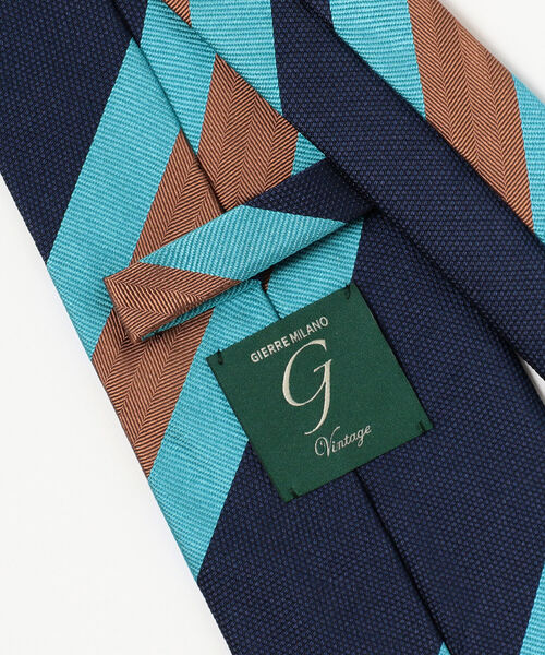 GIERRE(ジエレ)の「GIERRE / マルチストライプ ネクタイ(ネクタイ・メンズ・ブラック/ブルー・ONE SIZE)」の8枚目の写真