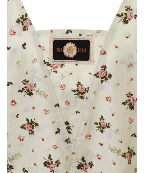 PINK HOUSE(ピンクハウス)の「lsb floral print all-in-one(つなぎ/オールインワン・レディース・アイボリー/ブラック・フリー)」の16枚目の写真