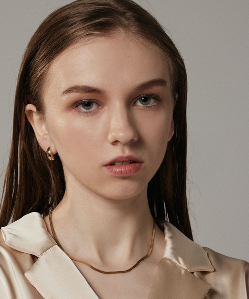 CENE（セネ）の「【CENE】セネ/ スムースピアス（ピアス（両耳用）・レディース・シルバー/ゴールド・FREE）」の6枚目の写真