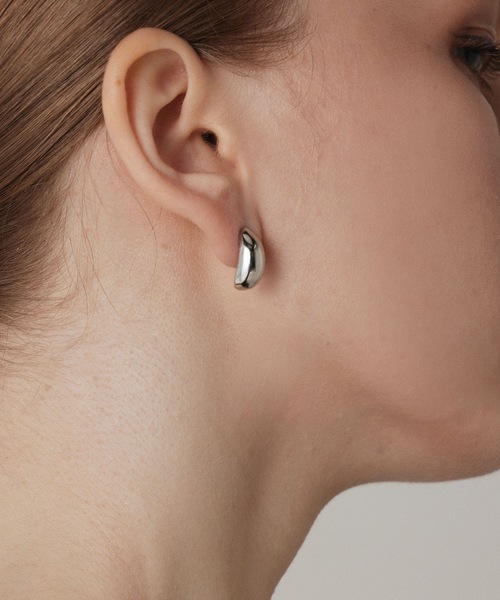 CENE（セネ）の「【CENE】セネ/ スムースピアス（ピアス（両耳用）・レディース・シルバー/ゴールド・FREE）」の10枚目の写真