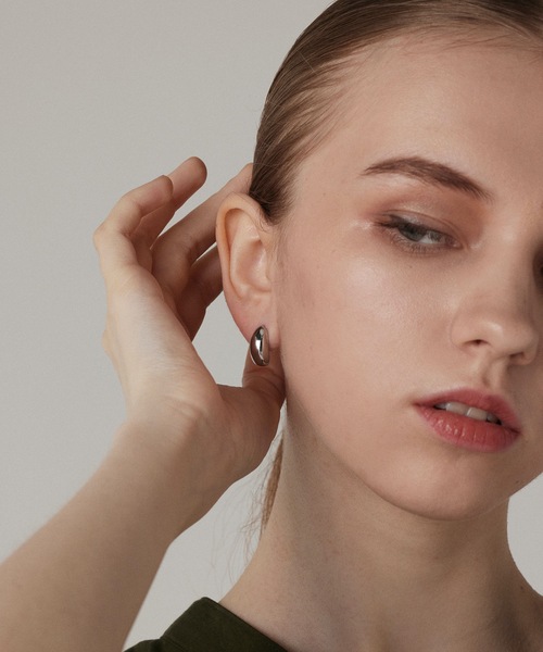 CENE（セネ）の「【CENE】セネ/ スムースピアス（ピアス（両耳用）・レディース・シルバー/ゴールド・FREE）」の14枚目の写真