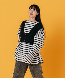 CITEN | ＜CITEN（シテン）＞フロントボタン ローゲージ ビスチェ(ベスト)