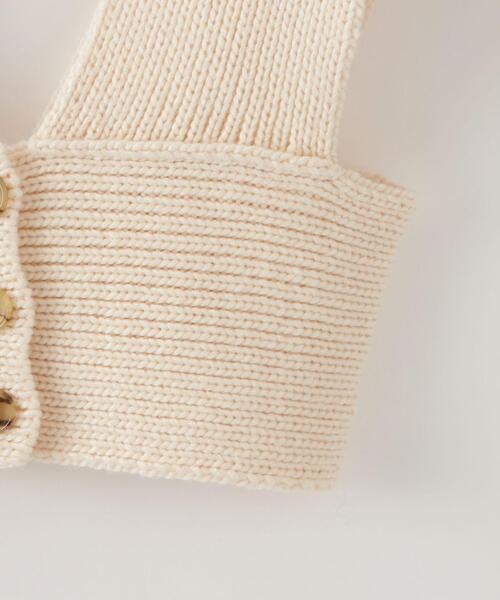 CITEN（シテン）の「＜CITEN＞フロントボタン ローゲージ ビスチェ（ベスト・レディース・ブラック/オフホワイト・FREE）」の18枚目の写真