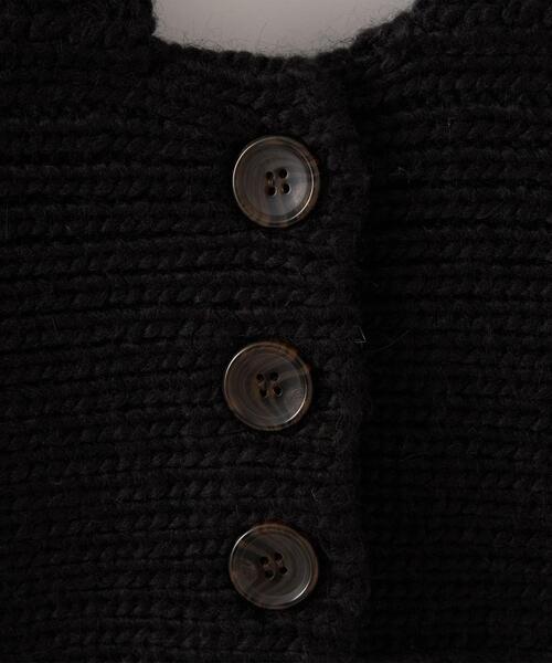 CITEN（シテン）の「＜CITEN＞フロントボタン ローゲージ ビスチェ（ベスト・レディース・ブラック/オフホワイト・FREE）」の20枚目の写真