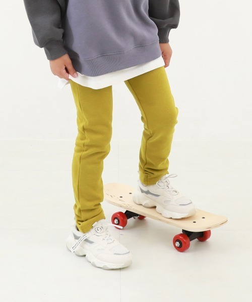 devirock(デビロック)の「RICH WARM 裏シャギー ストレッチパンツ(その他パンツ・キッズ・グレー系その他/イエロー系その他/スモークピンク/ブルー系その他2/ヘザーチャコール/ダークグリーン/ダークカーキ/ブラック/モカ/ラベンダー/ネイビー/パープル系その他2/ワイン/パープル系その他/ブルー系その他/ブルーグレー/レッド系1/ダークオリーブ/チャコール/ブルー系/ピンク系・110cm/140cm/160cm/80cm/150cm/120cm/130cm/90cm/100cm)」の17枚目の写真