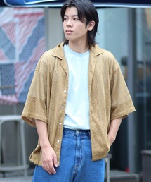 バルファレース パターン オープンシャツ