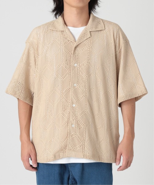 JOURNAL STANDARD(ジャーナルスタンダード)の「バルファレース パターン オープンシャツ(シャツ/ブラウス・メンズ・ブラック/ベージュ/ナチュラル/グリーン/イエロー・SMALL/MEDIUM/LARGE)」の19枚目の写真