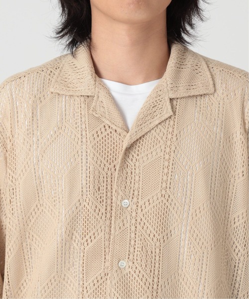 JOURNAL STANDARD(ジャーナルスタンダード)の「バルファレース パターン オープンシャツ(シャツ/ブラウス・メンズ・ブラック/ベージュ/ナチュラル/グリーン/イエロー・SMALL/MEDIUM/LARGE)」の15枚目の写真