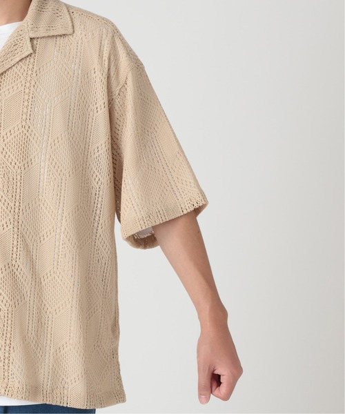 JOURNAL STANDARD(ジャーナルスタンダード)の「バルファレース パターン オープンシャツ(シャツ/ブラウス・メンズ・ブラック/ベージュ/ナチュラル/グリーン/イエロー・SMALL/MEDIUM/LARGE)」の14枚目の写真