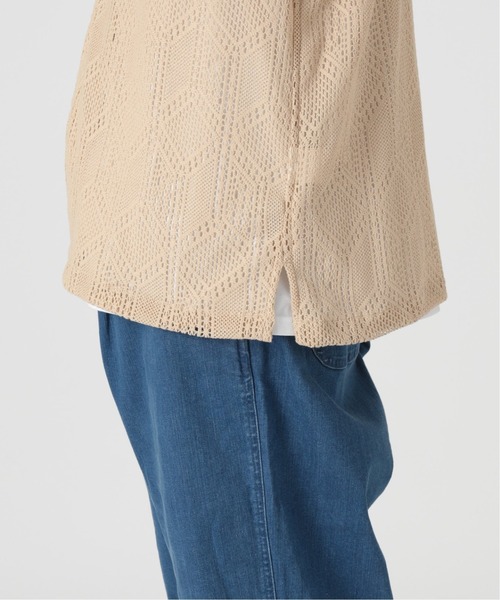 JOURNAL STANDARD(ジャーナルスタンダード)の「バルファレース パターン オープンシャツ(シャツ/ブラウス・メンズ・ブラック/ベージュ/ナチュラル/グリーン/イエロー・SMALL/MEDIUM/LARGE)」の12枚目の写真