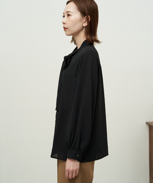 ROPE' PICNIC(ロペピクニック)の「ボウタイリボンブラウス(シャツ/ブラウス・レディース・ホワイト/ブラック/ベージュ系その他・38)」の15枚目の写真