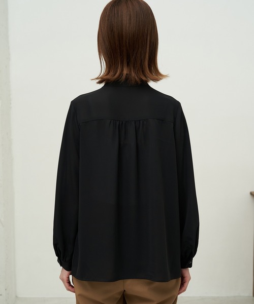 ROPE' PICNIC(ロペピクニック)の「ボウタイリボンブラウス(シャツ/ブラウス・レディース・ホワイト/ブラック/ベージュ系その他・38)」の16枚目の写真