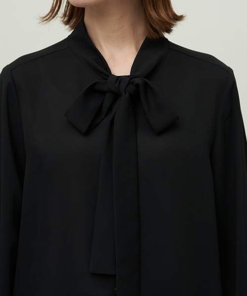 ROPE' PICNIC(ロペピクニック)の「ボウタイリボンブラウス(シャツ/ブラウス・レディース・ホワイト/ブラック/ベージュ系その他・38)」の22枚目の写真