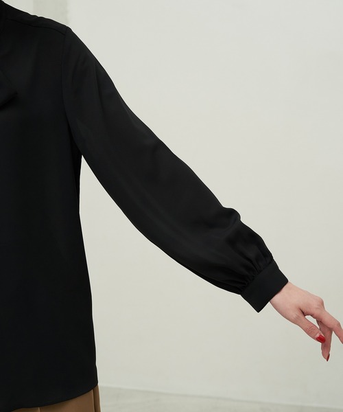 ROPE' PICNIC(ロペピクニック)の「ボウタイリボンブラウス(シャツ/ブラウス・レディース・ホワイト/ブラック/ベージュ系その他・38)」の20枚目の写真