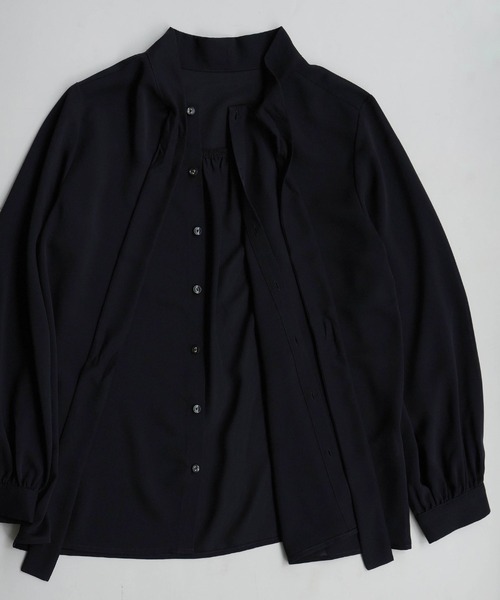 ROPE' PICNIC(ロペピクニック)の「ボウタイリボンブラウス(シャツ/ブラウス・レディース・ホワイト/ブラック/ベージュ系その他・38)」の17枚目の写真