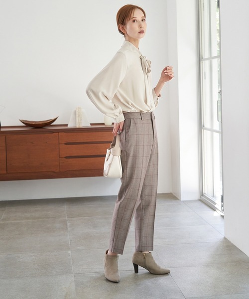 ROPE' PICNIC(ロペピクニック)の「ボウタイリボンブラウス(シャツ/ブラウス・レディース・ホワイト/ブラック/ベージュ系その他・38)」の5枚目の写真