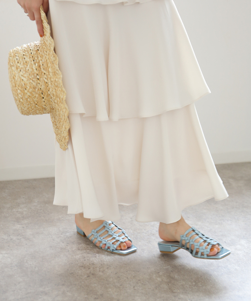 LE TALON（ルタロン）の「スクエアブレードミュールサンダル（サンダル・レディース・ブラウン/ゴールド/ブルー系その他・MEDIUM/LARGE/SMALL/X-LARGE）」の21枚目の写真