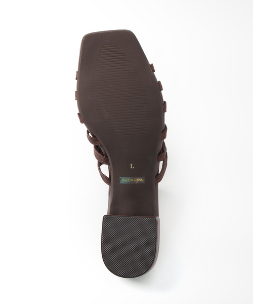 LE TALON（ルタロン）の「スクエアブレードミュールサンダル（サンダル・レディース・ブラウン/ゴールド/ブルー系その他・MEDIUM/LARGE/SMALL/X-LARGE）」の9枚目の写真