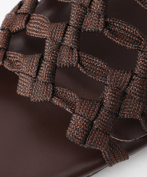 LE TALON（ルタロン）の「スクエアブレードミュールサンダル（サンダル・レディース・ブラウン/ゴールド/ブルー系その他・MEDIUM/LARGE/SMALL/X-LARGE）」の8枚目の写真