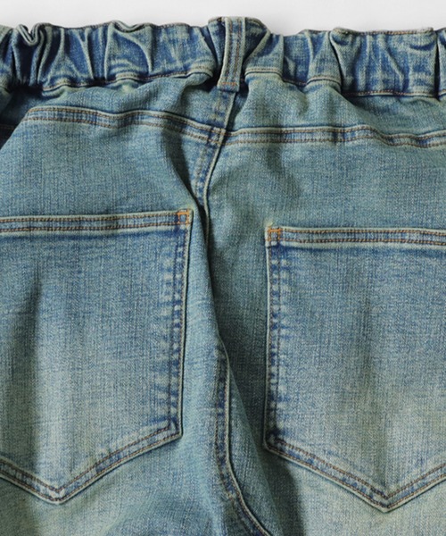 antiqua(アンティカ)の「サルエルデニム(デニムパンツ・レディース・ライトブルー/インディゴブルー・M/L/L/XL)」の22枚目の写真