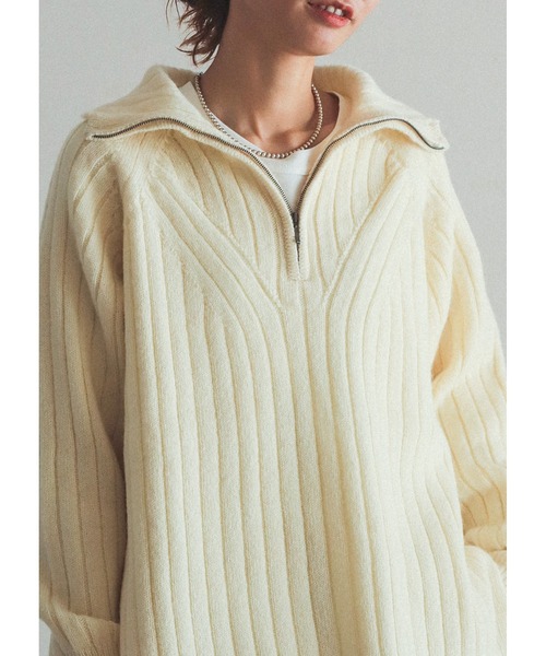 FIL DE FER（フィルデフェール）の「シェットランド ハーフジップ