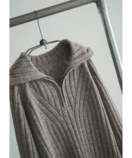 FIL DE FER（フィルデフェール）の「シェットランド ハーフジップ