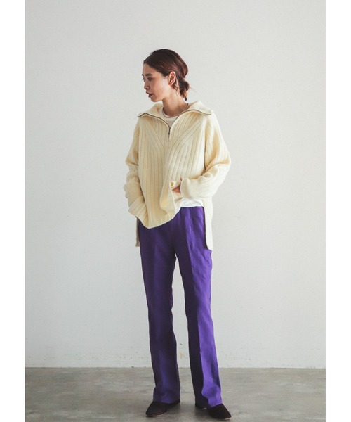 FIL DE FER（フィルデフェール）の「シェットランド ハーフジップ