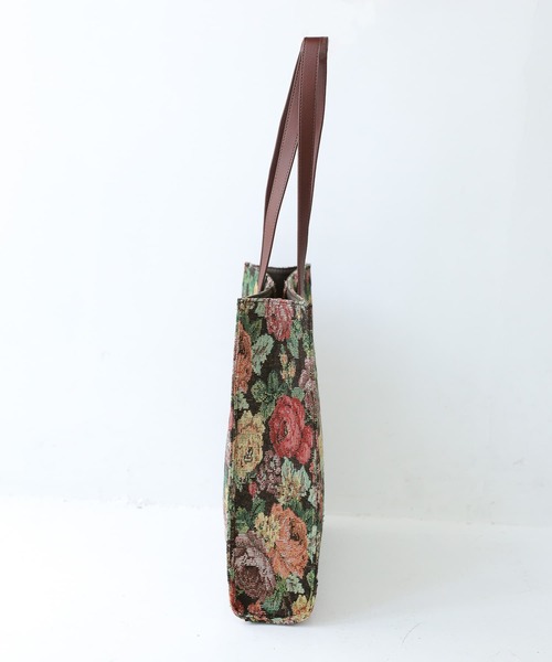osharewalker（オシャレウォーカー）の「【廃盤】『花柄ゴブランデザイントートバッグ』（トートバッグ・レディース・ブラック/ブルー・FREE）」の18枚目の写真