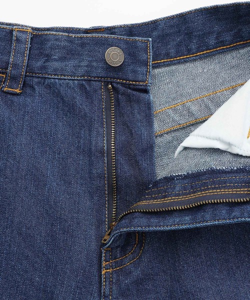 X-girl（エックスガール）の「BAGGY FLARE PANTS（デニムパンツ・レディース・インディゴブルー/ブラック・XS/S/M）」の13枚目の写真