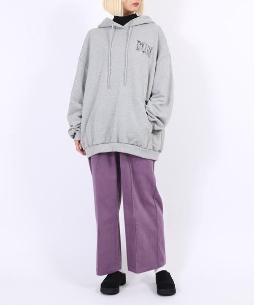 PUNYUS（プニュズ）の「コーデュロイイージーパンツ（その他パンツ・レディース・パープル/グリーン/オレンジ/ブラック・1/2/3/4）」の15枚目の写真